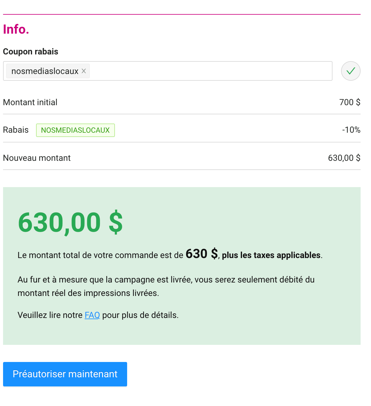 J'ai reçu un code promotionnel. Comment estce que je peux l’utiliser